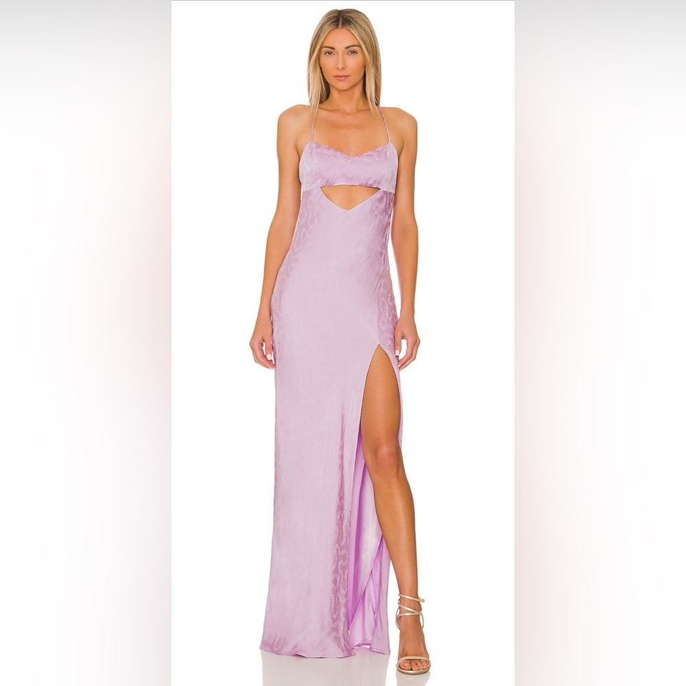 Lovers and Friends- Elegant Lavender backless Dress